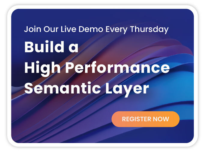 Live Demo Universal Semantic Layer